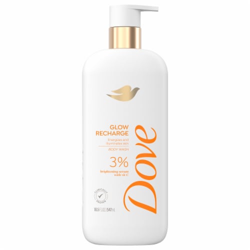 Dove Glow Recharge Body Wash Perspective: front