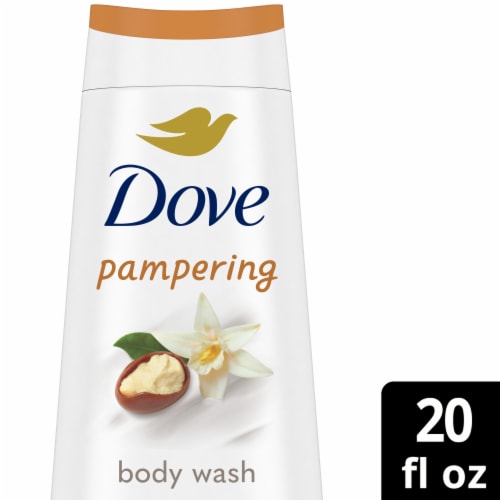 Dove Pampering Shea Butter & Vanilla Body Wash Perspective: front