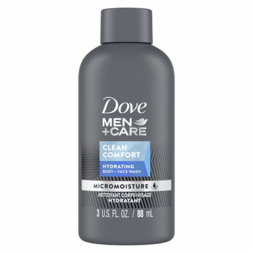 Dove Hydrating Clean Comfort, Travel Size Perspective: front