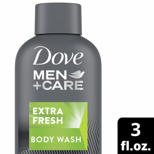 Dove Extra Fresh Body Wash and Face Wash Perspective: front