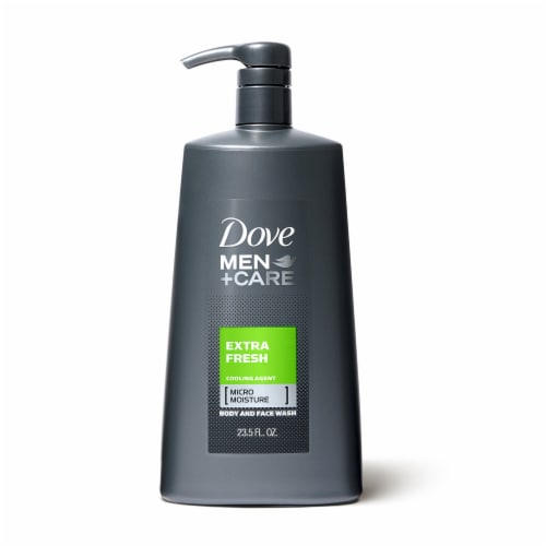 Dove Men+Care Extra Fresh Body Wash with Pump, 23.5 fl oz - Pay Less ...