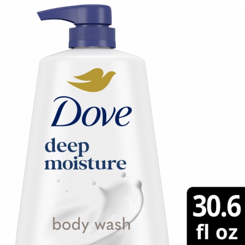 Dove Deep Moisture Body Wash with Pump Perspective: front