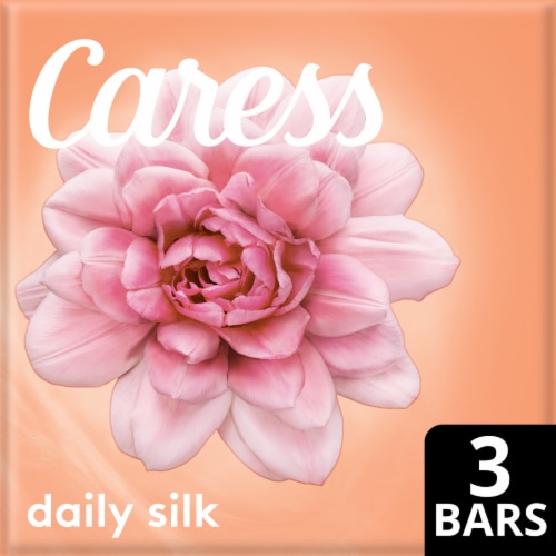 Caress Daily Silk Beauty Bar Soap Perspective: front
