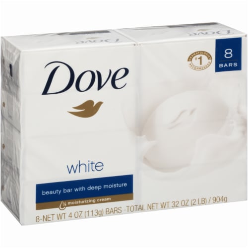 Dove Revitalizing White Soap Bar Perspective: front