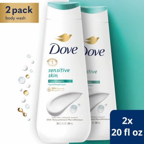 Dove Sensitive Skin Nourishing Body Wash, 2 ct / 22 fl oz - Smith’s ...