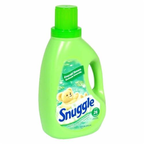 Snuggle Green Burst Liquid Fabric Softener Perspective: front