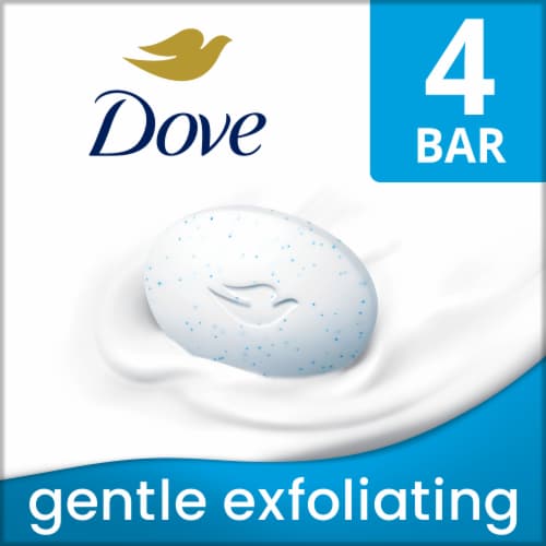 Dove Gentle Exfoliating Beauty Bar Soap Perspective: front