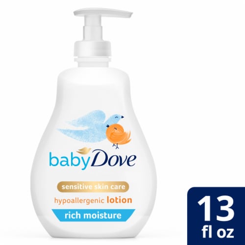 Dove Sensitive Skin Care Rich Moisture Body Lotion Perspective: front