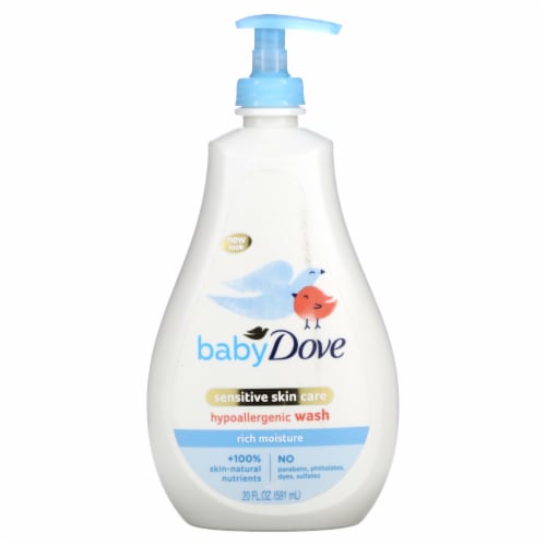 Baby Dove Sensitive Skin Care Rich Moisture Baby Wash Perspective: front
