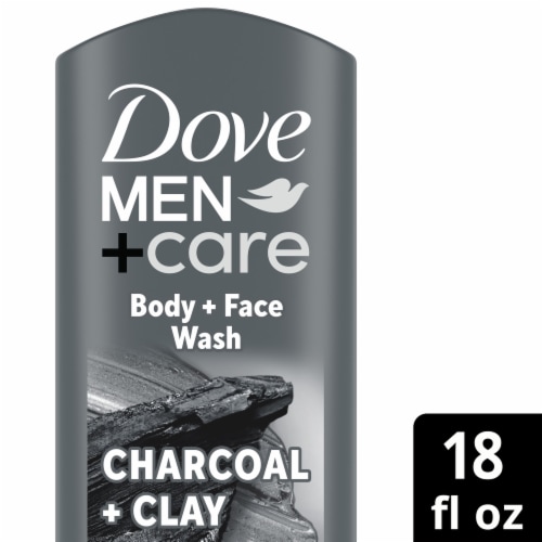 Dove Purifying Charcoal + Clay Body and Face Wash Perspective: front