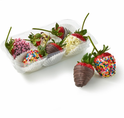 Hand Picked Mixed Dipped Berries Perspective: front