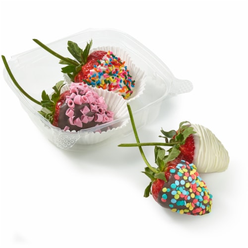 Bakery Fresh Chocolate Covered Strawberries Perspective: front