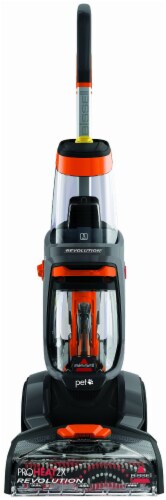 Bissell® ProHeat 2X Revolution Pet Upright Carpet Cleaner - Black/Orange Perspective: front