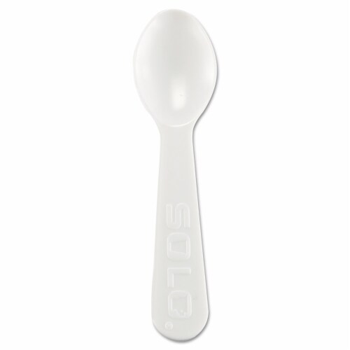 Polystyrene Taster Spoons, White, 3000/Carton
