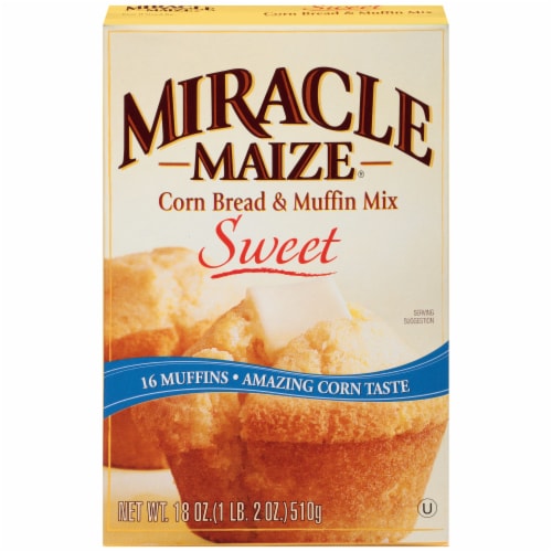 Miracle Maize Sweet Corn Bread & Muffin Mix Perspective: front