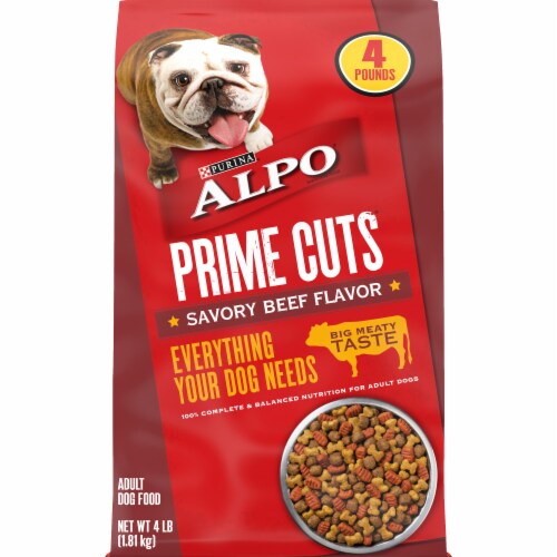 Purina Alpo Prime Cuts Savory Beef Dog Food 4 lb Ralphs