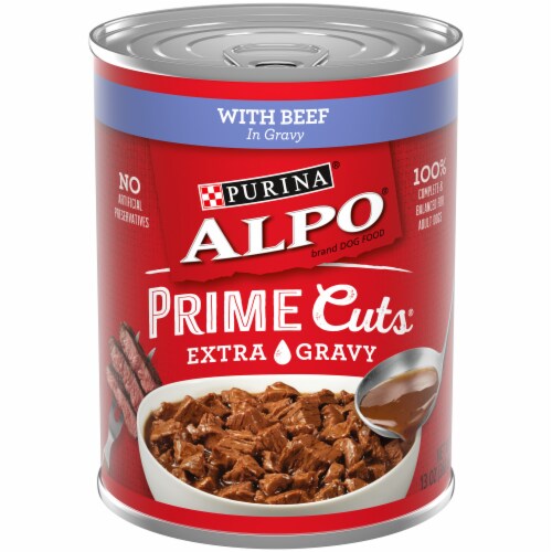ALPO Prime Cuts with Beef in Gravy Wet Dog Food 13 oz Gerbes