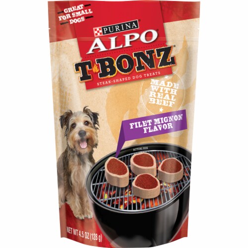 ALPO T-Bonz Filet Mignon Flavor Dog Treats Perspective: front