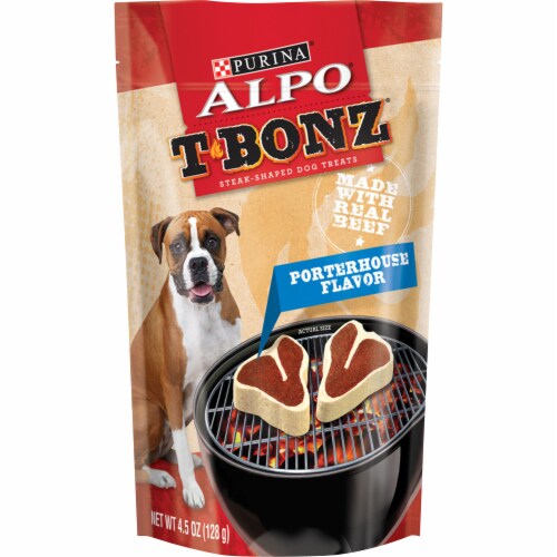 Purina® ALPO® T-Bonz® Porterhouse Flavor Dog Treats Perspective: front