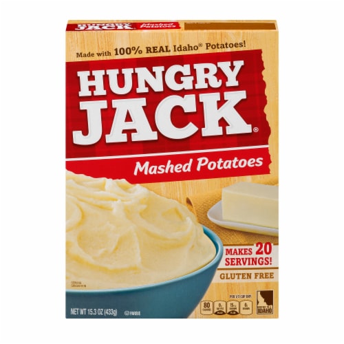Hungry Jack Instant Mashed Potatoes Perspective: front