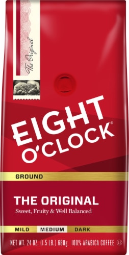 Eight O'Clock The Original Medium Roast Ground Coffee Perspective: front