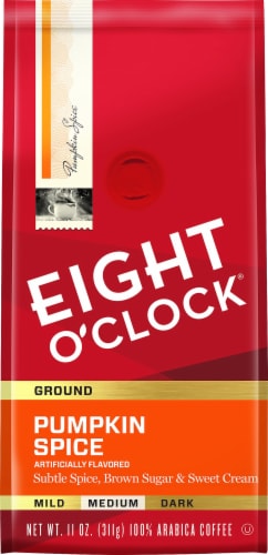 Eight O'Clock Pumpkin Spice Ground Coffee Perspective: front