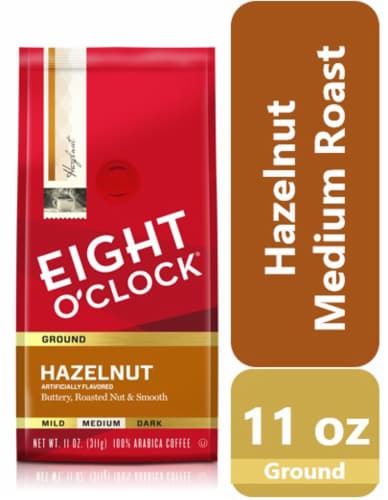 Eight O'Clock® Hazelnut Medium Roast Ground Coffee Perspective: front