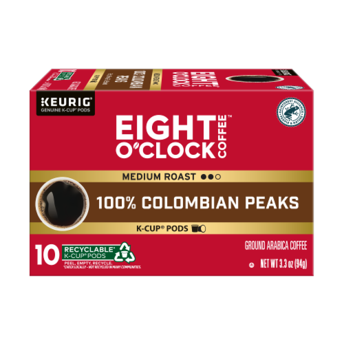 Eight O'Clock Coffee™ KCup® Medium Roast Colombian Perspective: front