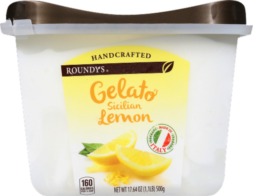 Roundy's Sicilian Lemon Gelato Perspective: front