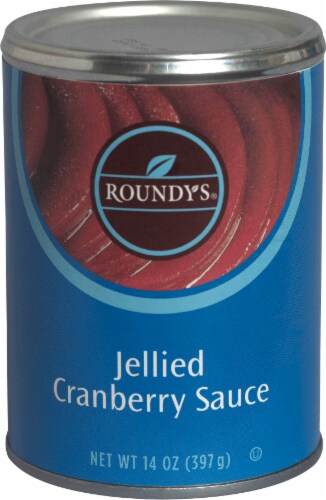 Roundy's Jellied Cranberry Sauce Perspective: front