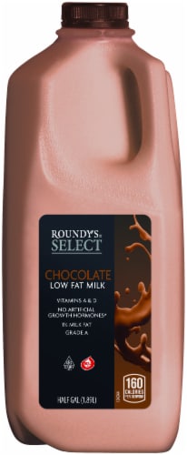 Roundy's Select® Low Fat Chocolate Milk Perspective: front