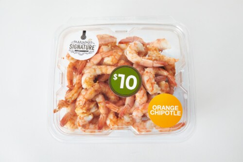 Mariano's Signature™ Large Orange Chipotle Shrimp Perspective: front