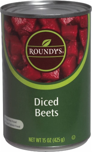 Roundy's Diced Beets Perspective: front