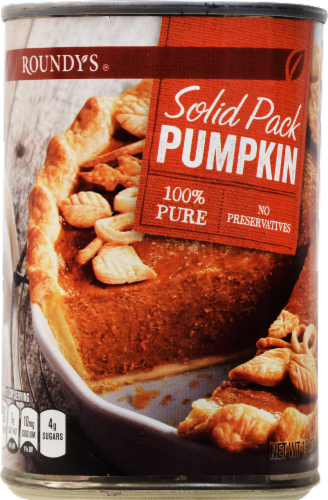 Roundy's Soild Pack Pure Pumpkin Perspective: front