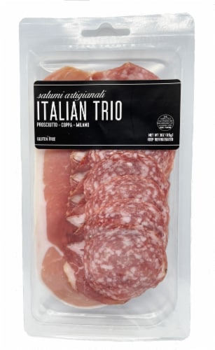 Salumi Artigianali Sliced Italian Trio Perspective: front