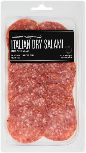 Busseto Sliced Italian Dry Salami Perspective: front