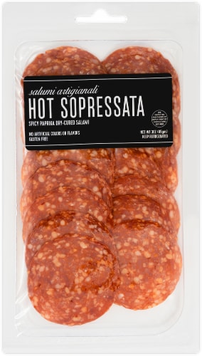Busseto Sliced Hot Sopressata Perspective: front