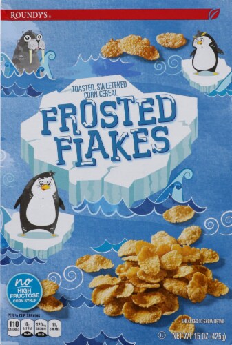 Roundy's Frosted Flakes Cereal Perspective: front