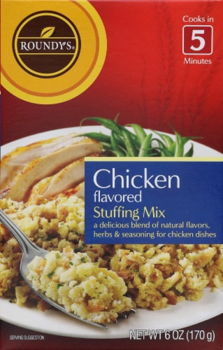 Roundy's Chicken Flavored Stuffing Mix Perspective: front