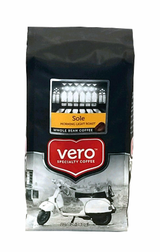 Vero Coffee Sole Morning Light Roast Whole Bean Coffee Perspective: front