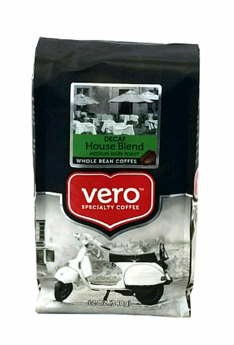 Vero® Decaf House Blend Medium-Dark Roast Whole Bean Coffee Perspective: front