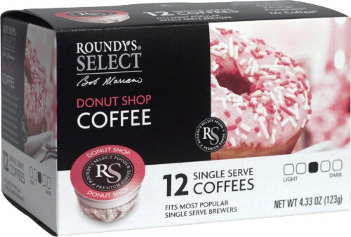 Roundy's® Select Donut Shop Single-Serve Coffee Pods Perspective: front
