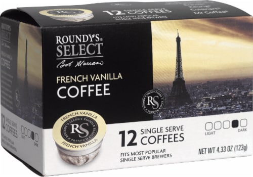 Roundy's® Select French Vanilla Coffee Single-Serve Pods Perspective: front