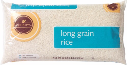 Roundy's Long Grain Rice Perspective: front