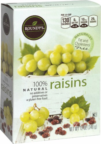 Roundy's Seedless Raisins Perspective: front