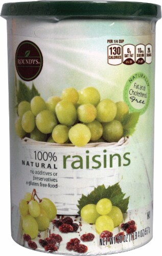 Roundy's Seedless Raisins Perspective: front