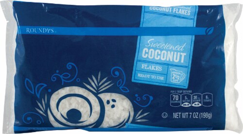 Roundy's Sweetened Coconut Flakes Perspective: front