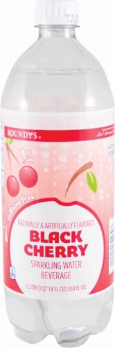 Roundy's Sparkling Water Black Cherry Perspective: front