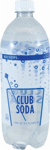 Roundy's Sparkling Club Soda Perspective: front