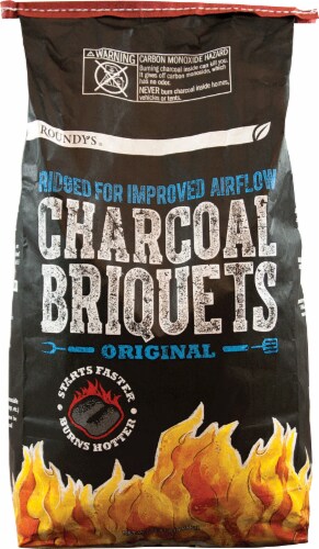 Roundy's Original Charcoal Briquets Perspective: front